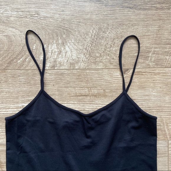 Black Bodycon Spaghetti Strap Dress size o/s - Picture 4 of 4